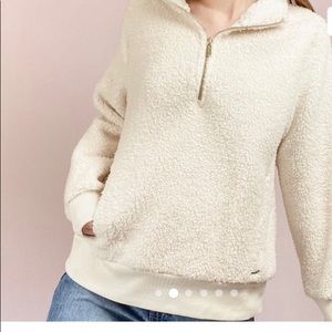 Calvin Klein Sherpa quarter zip